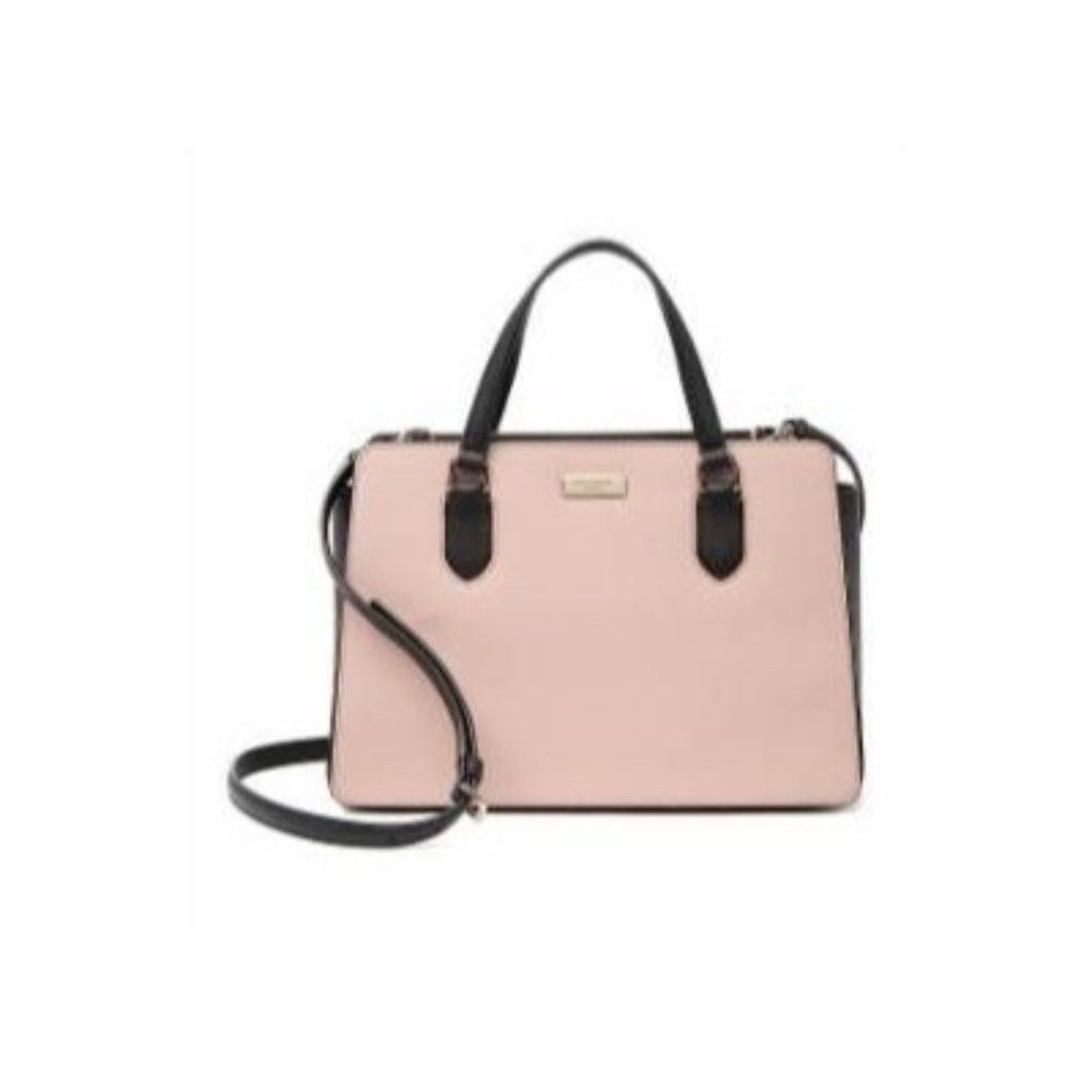 Kate Spade New York Laurel Way Reese Satchel 5983 Pink Euc Leather